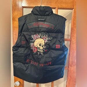 Super Rare Ed Hardy Vest Lucky 13 Size M